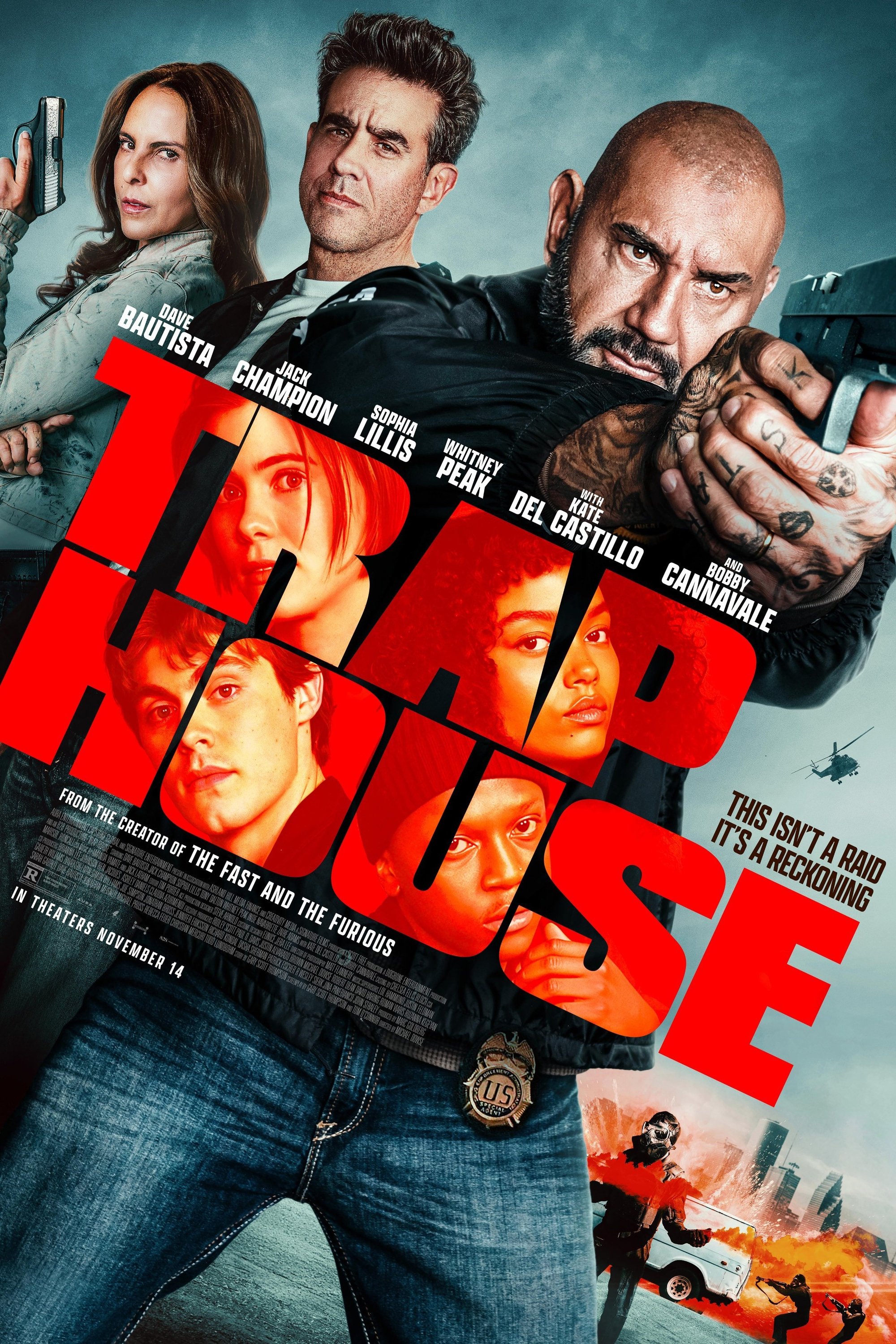 Trap House Hindi Dubbed Movie Poster (2025)