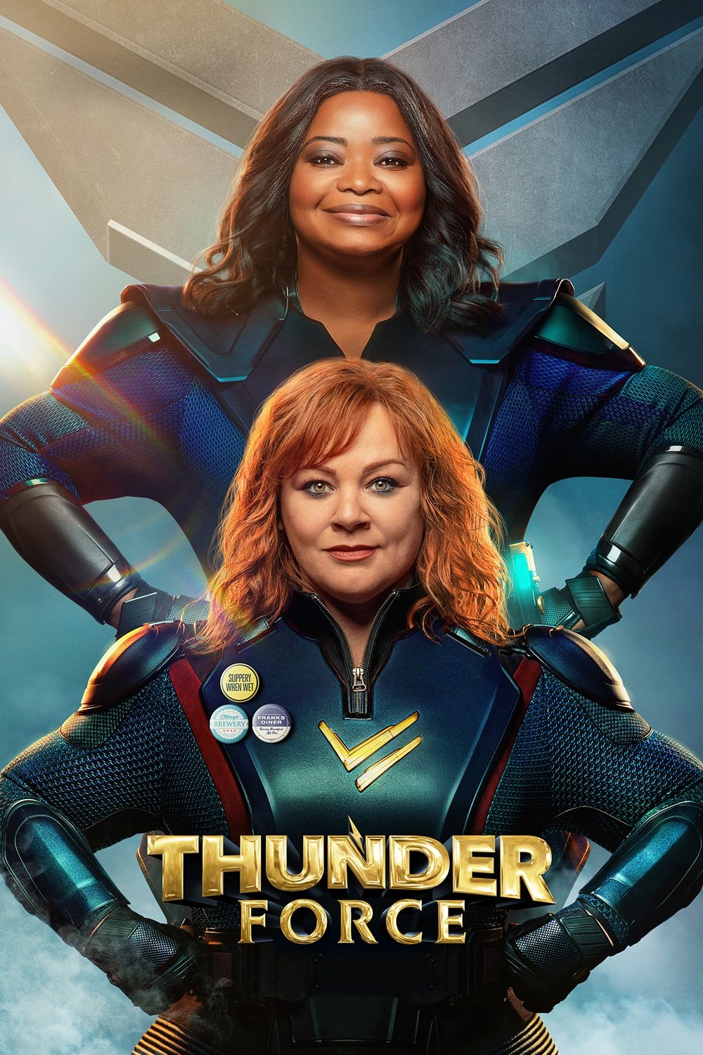 Thunder Force Hindi Dubbed Movie Poster (2021)
